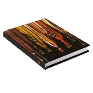 Notebook with Colorful Tassel Pattern