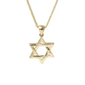 מגן דוד קלאסי בזהב