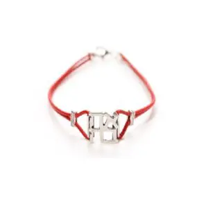 Ahava Leather Bracelet - Silver
