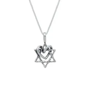 מגן דוד משולב לב
