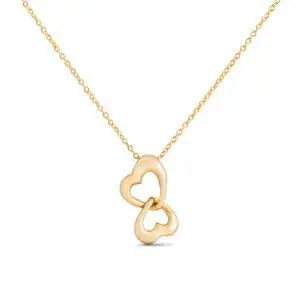 Heart in Heart Necklace