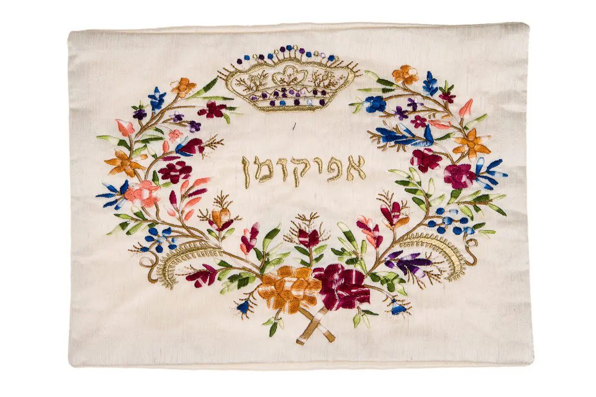 כיסוי לאפיקומן – פריחה אביבית כיסוי לאפיקומן – פריחה אביבית