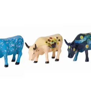 Van Gogh Cow Trio