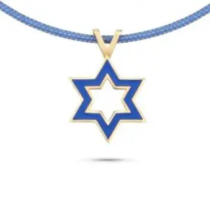 מגן דוד אמאייל וזהב