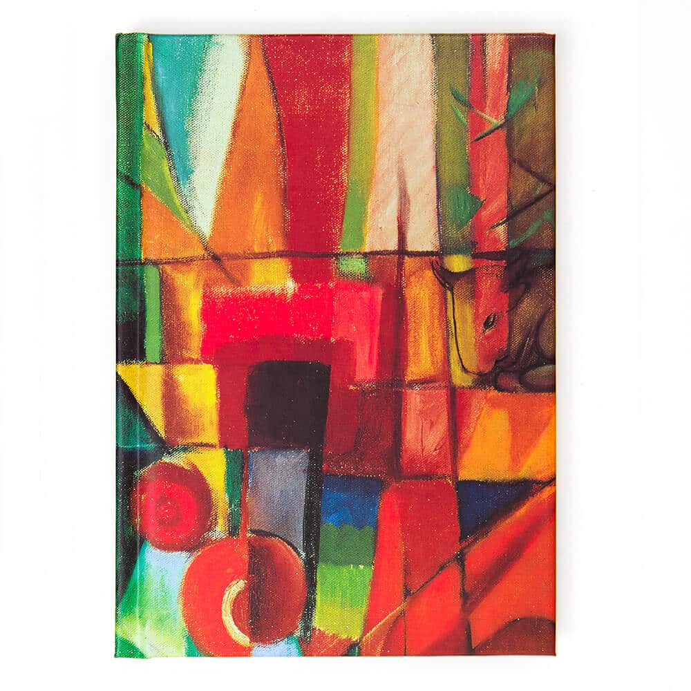 A6 Franz Marc Notebook: View Of House Dog And Cow
