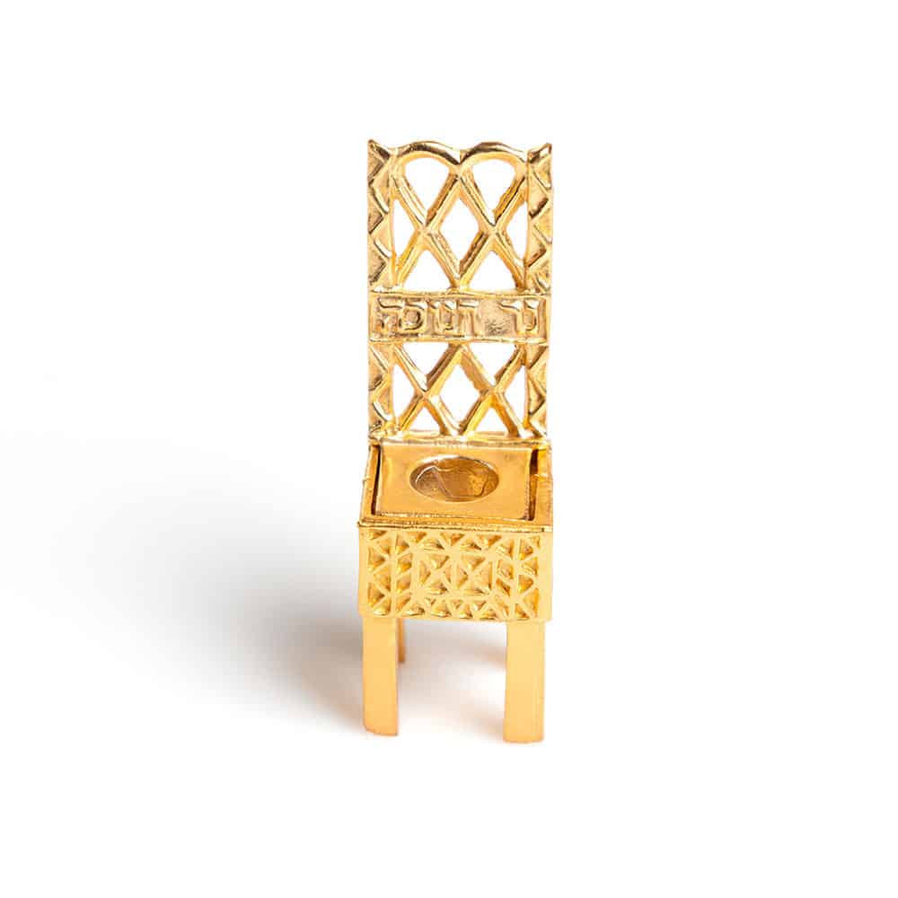 חנוכיית כיסאות – זהב
