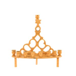 Small Hanukkah Lamp (cast brass)