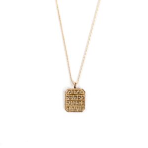 Healing Amulet-Pendant with chain (gold 14k)