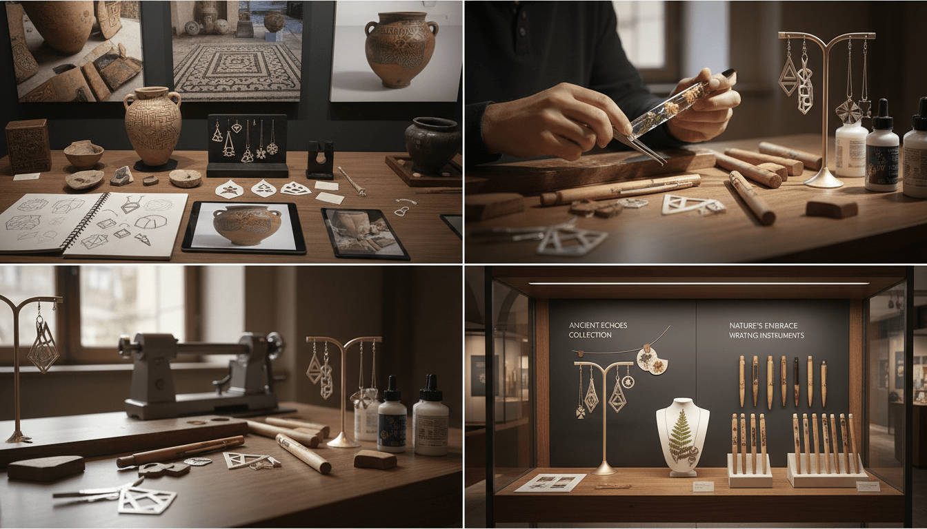 איך נוצרו המוצרים בחנות המוזיאון