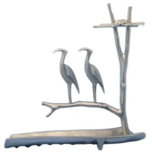 Hanukkiah – Herons and Water Channel