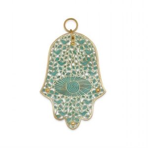 Hamsa with Eye and Decorations