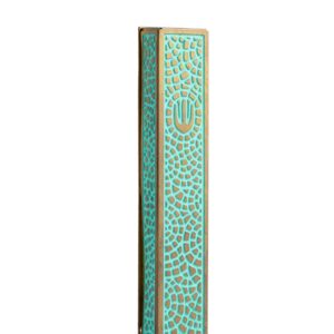 Square Mezuzah with Hamsa