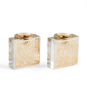 פמוטים מרובעים זהב - מבחר דגמים