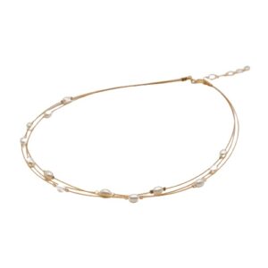 Light Necklace – Pearl Circles
