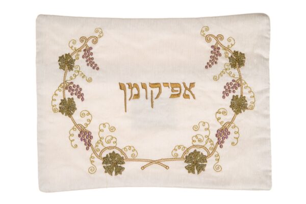כיסוי לאפיקומן – גפן מוזהבת