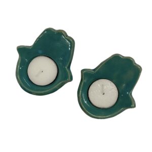 Hamsa Candle Holders