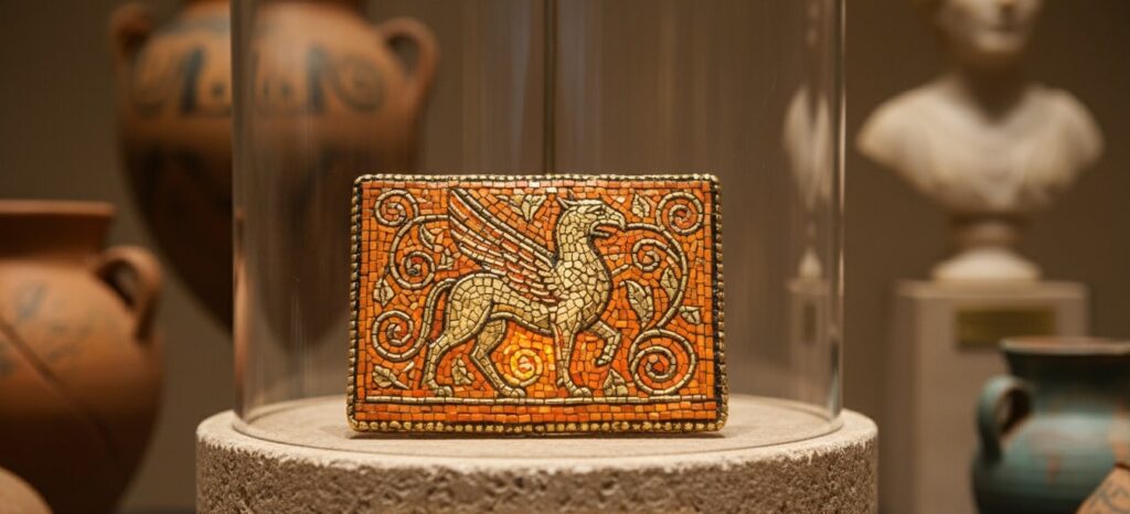 פסיפס רומאי עתיק.